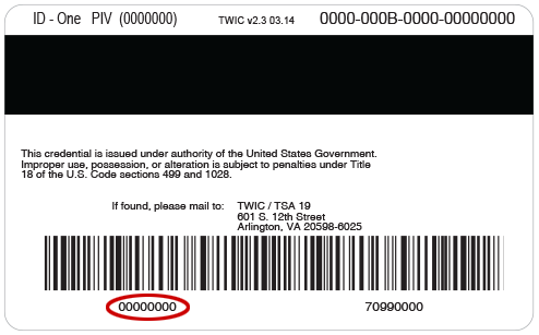 Credential Identification Number